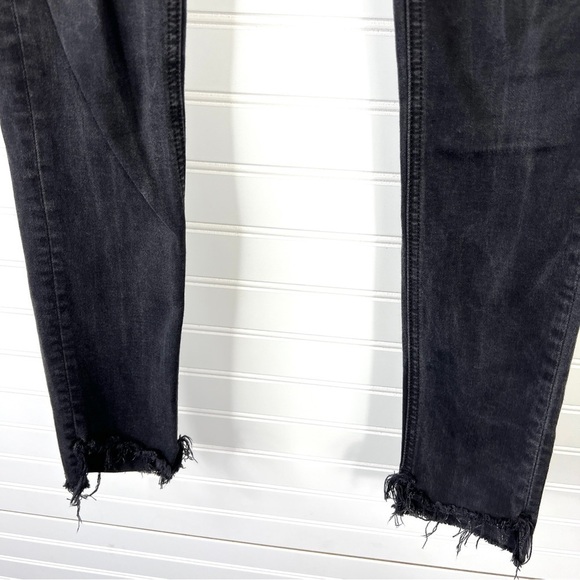 Rag & Bone Skinny Ankle Jeans Women's 26 Black Stretch Denim High Rise - Picture 3 of 14